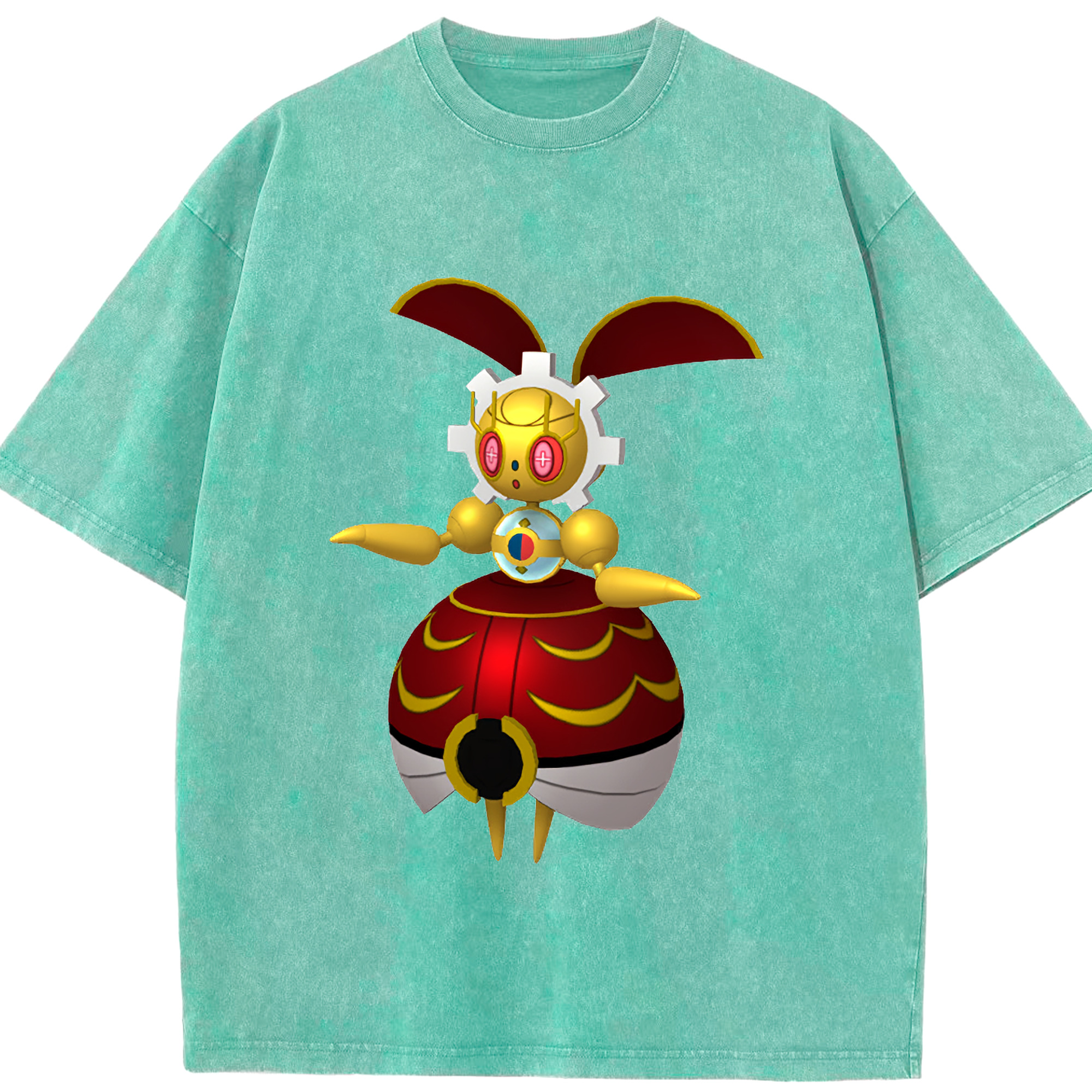 （画像用） ポケットモンスター Pokémon 綿100% ヴィンテージ風 半袖Tシャツ（フロントプリント）